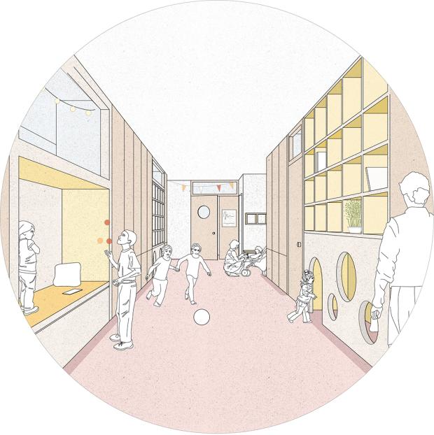 Spielen in der Wohndiele FUCHUR