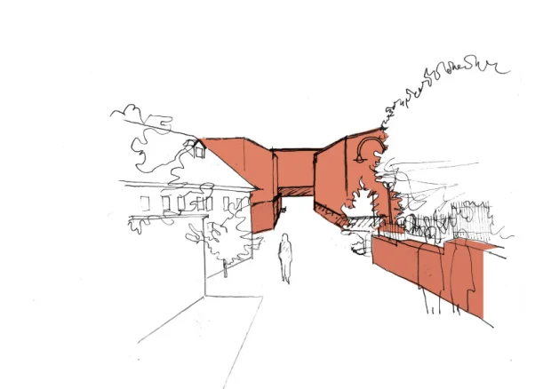 sketch connexion ecole et gare