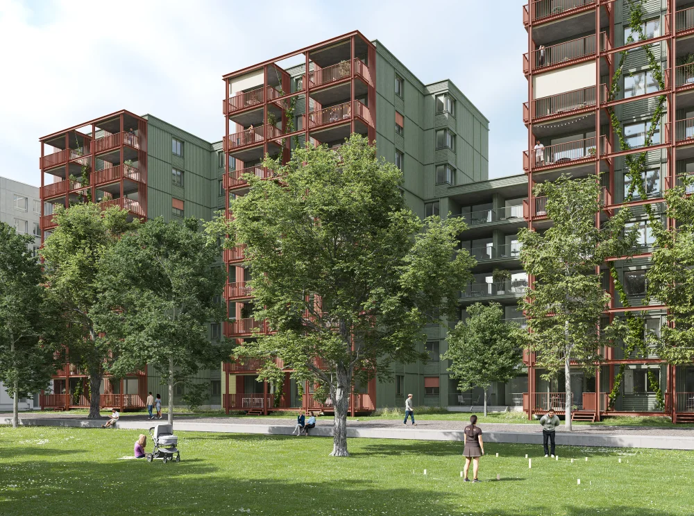 Wohn- und Gewerbeüberbauung «Zentrale Pratteln», Nordbaustein